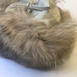 NWOT Fox & Lthr Trapper Hat